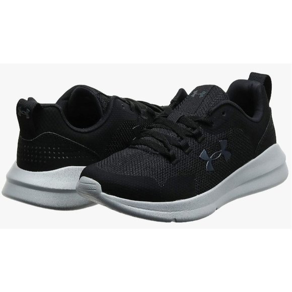 Under Armour Shoes - Under Armour Womens Essential Walking Sneaker Black/White Size 7 BRAND NEW